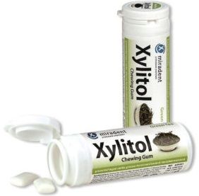 Xylitol žuvačky Zelený čaj 30ks MIRADENT