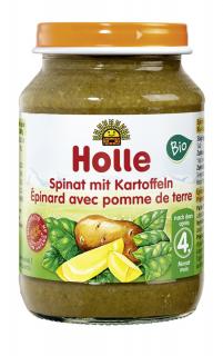 Zeleninový príkrm špenát so zemiakmi 190g 5.mes. HOLLE
