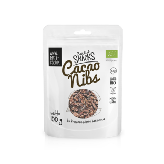 Diet Food Bio drvené kakaové bôby 100 g