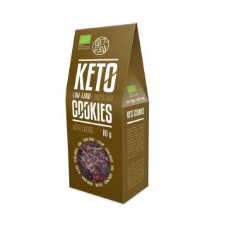 Diet Food Bio Ketogénne čokoládové sušienky 80 g