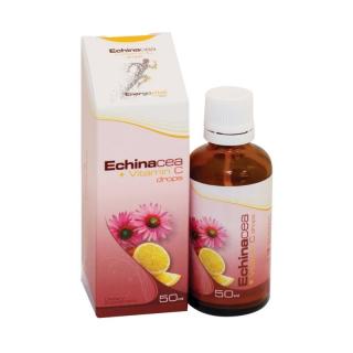 Energovital Echinacea Kvapky Doplnok Stravy  s Vitamínom-C 50ml