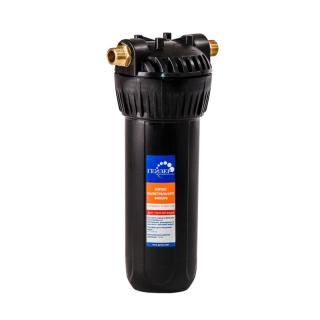 Geyser Slim Line 10  púzdro centrálneho vodného filtra s 1/2  pripojením, čierne (na studenú-teplú vodu)