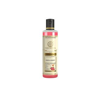 Khadi Natural Rose & Honey Ajurvédsky ružový medový sprchový gél 210 ml