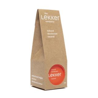 Lekker 100% rastlinný krémový dezodorant bez parfumácie 30 g
