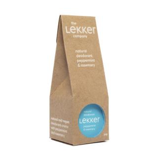 Lekker 100% rastlinný krémový dezodorant mäta pieporná a rozmarín 30 g