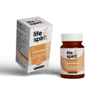 Life Spirit Cinnamon+ doplnok stravy, vegánska kapsula s obsahom škoricového extraktu so zinkom a chrómom 60 ks