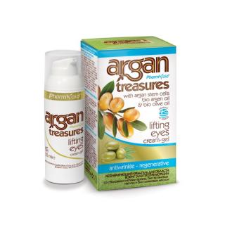 Pharmaid Argan Treasures očný krém-gél s arganovými kmeňovými bunkami, s liftingovým účinkom 30 ml