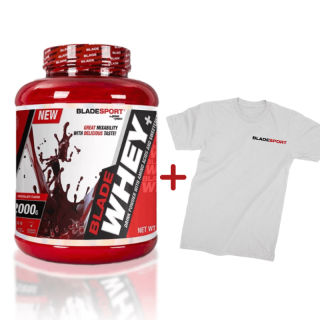 BLADE WHEY+ 2000g + Tričko ZADARMO Príchuť: Čokoláda s arašidovým maslom, Veľkosť: XL