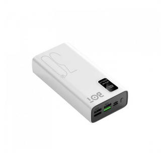 BOT Veľkokapacitná powerbanka P12 30000mAh 22.5W Barva: Biela