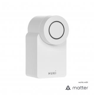 Nuki Inteligentný elektronický zámok Smart Lock 4. generácie, podpora Matter, biela