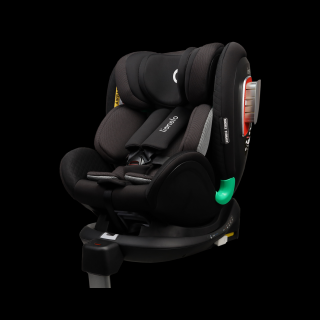 Autosedačka Lionelo Antoon Plus Black Onyx 0-18kg (ISOFIX a stabilizačná noha 0-18kg)