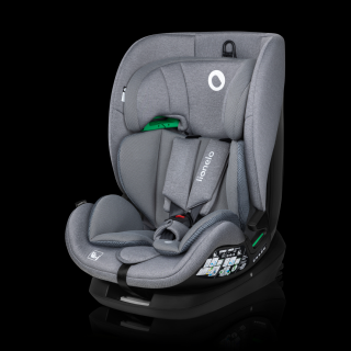 Autosedačka Lionelo LAVENDER ISOFIX+I-SIZE (76-150cm) grey stone