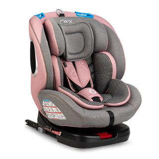 Autosedačka MoMi TORDI ružová (0-36kg) s 360° otáčaním (ružová / pink)