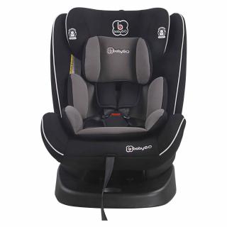 BabyGO Autosedačka Nova black 2024 + ISOFIX (0-36kg) (čierna / black ISOFIX)