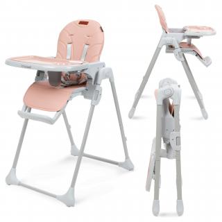 Detská jedálenská stolička BENO pink (Kidwell jedálenská stolička ružová)