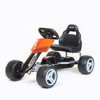 Detská šlapacia motokára Go-kart Baby Mix Speedy červená (BABY MIX)