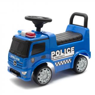 Detské odrážadlo so zvukom Mercedes Baby Mix POLICE modré (BABY MIX)