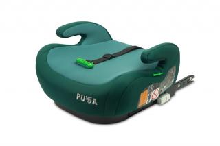 Detský podsedák Caretero Puma I-SIZE emerald (podsedák, autosedačka (125-150cm))