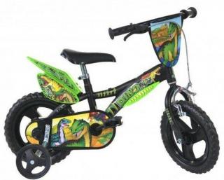 DINO Bikes - Detský bicykel 12" Dino 612LDS T Rex  (plné pneumatiky)