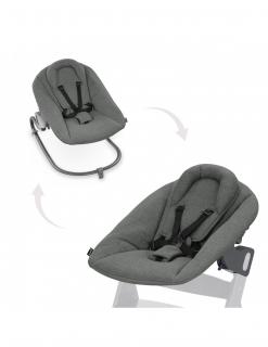 Hauck Alpha bouncer PREMIUM Dark grey kresielko na odpočívanie pre bábätká (Lehátko / Bouncer dark grey)