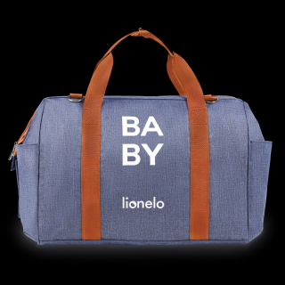 Lionelo Prebaľovacia taška IDA blue denim (Mommy Bag)