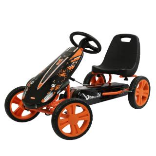 Šlapacia motokára HAUCK Speedster - orange  (Pedálová motokára oranžová / orange)