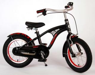 Volare Detský bicykel Miracle Cruiser - 14 palcový - Matt Black, kolekcia prime (chlapčenský)