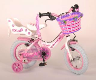 Volare - Detský bicykel Rose 12" - ružový (Dievčenský detský bicykel - ružový)