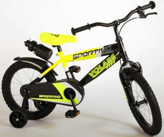 Volare - Detský bicykel Sportivo 16  - neon yellow/black CB