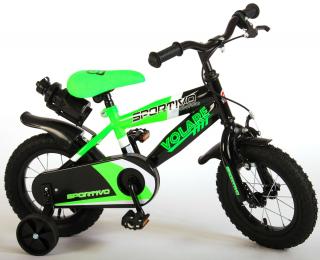 Volare - Detský bicykel Sportivo Neon Green Black 12" (chlapčenský)