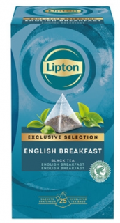 Lipton Pyramid English Breakfast 25 vrecúšok x 2g  + AKCIA 2+1 ZADARMO