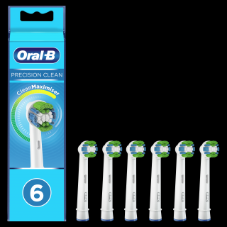 Oral-B EB 20-6 Precision clean náhradné hlavice s Technológiou CleanMaximiser, 6 ks