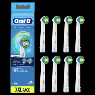 Oral-B EB 20-8 Precision clean náhradné hlavice s Technológiou CleanMaximiser, 8 ks