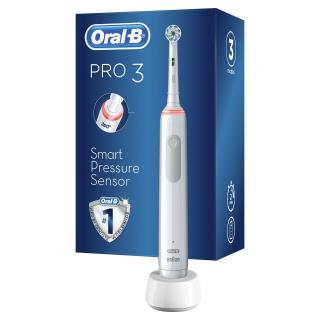 Oral-B PRO 3 3000 Sensitive Clean White  + ústna voda ZADARMO