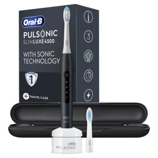 Oral-B Pulsonic Slim Luxe 4500 Matte Black + cestovní pouzdro
