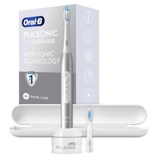 Oral-B Pulsonic Slim Luxe 4500 Platinum + cestovné puzdro