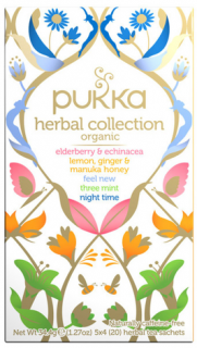 Pukka Herbal Collection BIO 20 vrecúšok   + AKCIA 2+1 ZADARMO