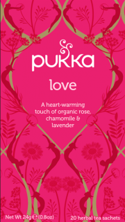 Pukka Love BIO 20 vrecúšok   + AKCIA 2+1 ZADARMO