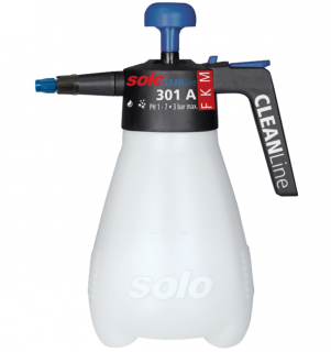 Ručný tlakový postrekovač čistiaci Solo 301 A s objemom 1,25 l
