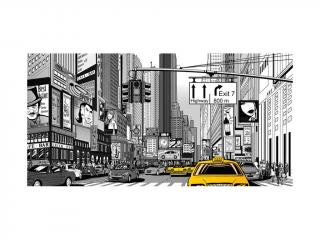 Fototapeta na stenu Yellow cabs in NYC (Fototapeta veľkoformátová XL)