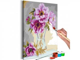 Obraz - maľovaný podľa čísel Flowers In A Vase (Rozmer 40 x 60cm)