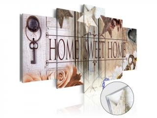 Obraz na skle - Home sweet home (Obraz na akrylátovém skle)