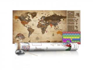 Stieracia mapa - Vintage Map - Poster (English Edition)