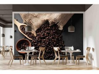 Tapeta na stenu Coffee beans (Štýlová tapeta na stenu )