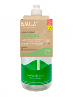 Baula štartovacia sada na podlahy - fľaša a ekologický čistiaci prípravok na podlahy v tabletách 5 g. na 1 l čistiaceho prípravku