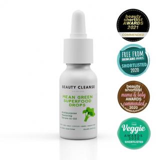 Beauty Cleanse Skincare Restoring Green Superfood Drops obnovujúce olejové pleťové sérum 20 ml