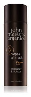 John Masters Organic obnovujúca maska pre poškodené vlasy s medom a ibištekom 125 g.
