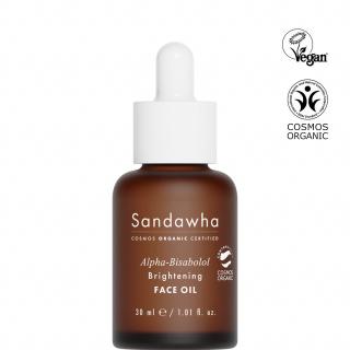 Sandawha rozjasňujúci pleťový olej s bisabololom a kaméliou Alpha-Bisabolol Grightening  Face Oil 30 ml