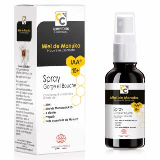 Sprej do hrdla s manuka medom a propolisom 25 ml | Comptoirs Compagnies