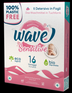 Wave pracie prúžky bez vône Sensitive na 16 praní